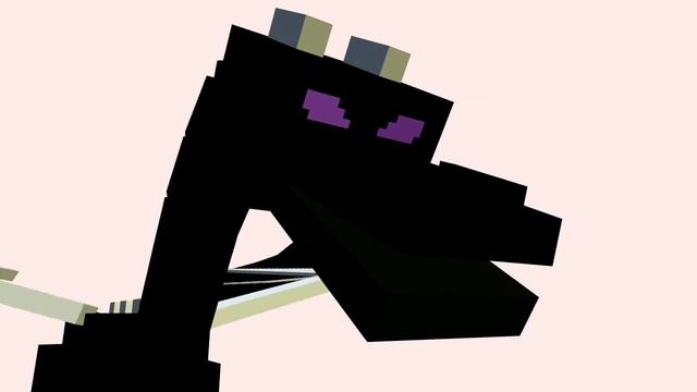 Pet an Ender dragon (test animasi minecraft) смотреть онлайн
