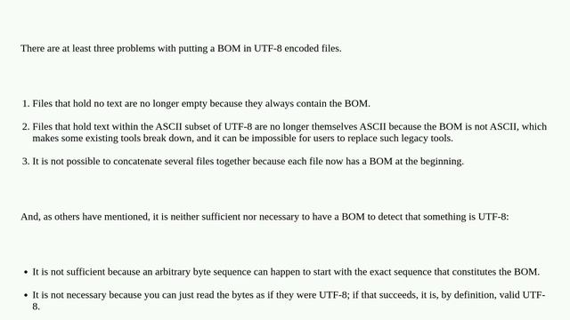 What's the difference between UTF-8 and UTF-8 with BOM? смотреть онлайн