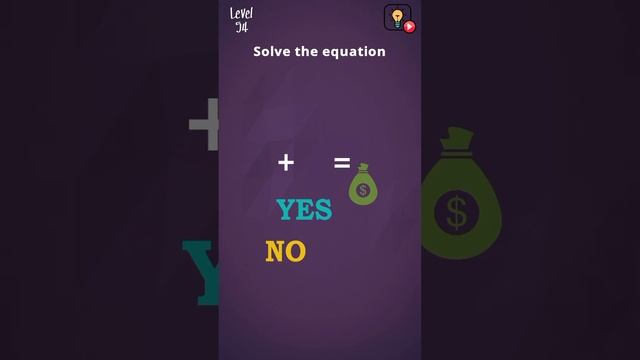 Brain Wash Level 54 - Solve the equation Solution Walkthrough смотреть онлайн