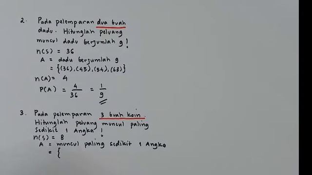 Materi Mtk Umum kelas XII (Peluang)-Bu Darlina смотреть онлайн