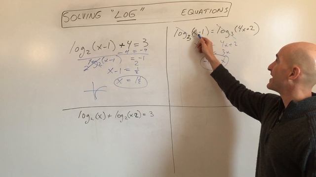 Logarithmic Equations - How to Solve смотреть онлайн