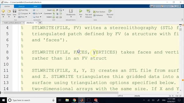 Generating Mesh File for Mathematically-Described Surfaces Using MATLAB and CAD смотреть онлайн