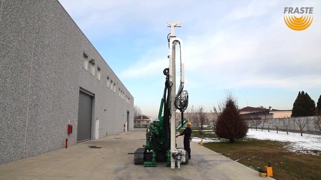 Drill Rig Fraste MITO 40 for Micropiling Foundation смотреть онлайн