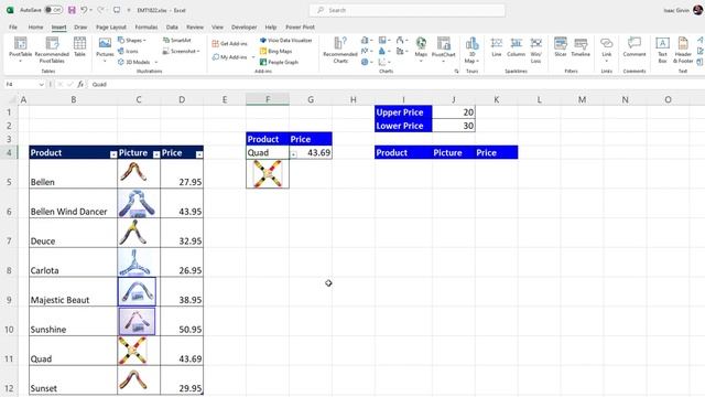 Lookup Picture with Excel Formula – XLOOKUP or FILTER - Excel Magic Trick 1822 смотреть онлайн