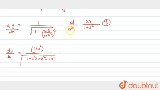 "If `y=((log)_(cosx)sinx)((log)_(sinx)cosx)+sin^(-1)(2x)/(1+x^2)`, then `(dy)/(dx)`at `x=pi/2`is смотреть онлайн