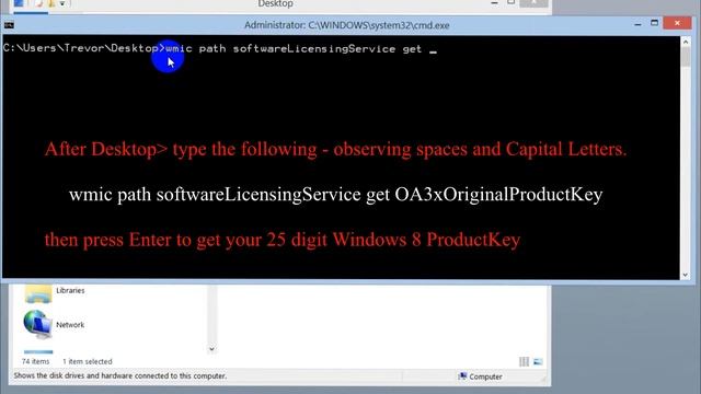 How to find your Windows 8 Product Key смотреть онлайн
