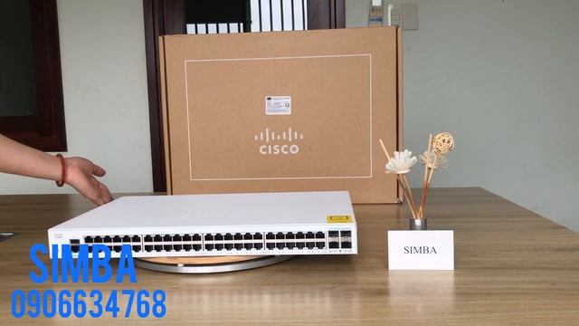 Thiết bị chuyển mạch Switch Cisco 48 port, 1Ghz , 4 port SFP hàng chính hãng .Mode: CBS250-48T-4G-E смотреть онлайн