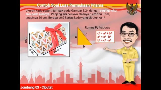Cara Mudah MENGHITUNG LUAS PERMUKAAN PRISMA (Matematika Kelas 6 Halaman 106-110) смотреть онлайн
