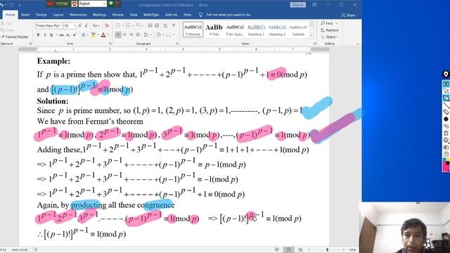 Some problems on Fermat's theorem смотреть онлайн