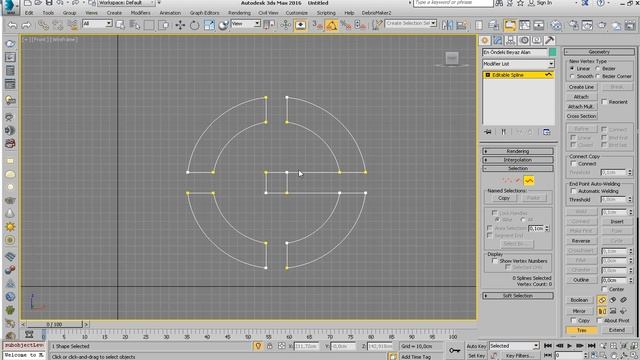 Editable Spline ile TV Ünitesi Modelleme - 3Ds Max смотреть онлайн