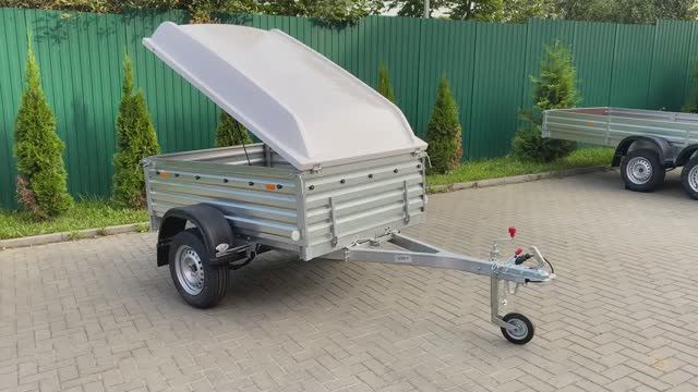 Легковой прицеп с крышкой. МЗСА 817710.014 смотреть онлайн