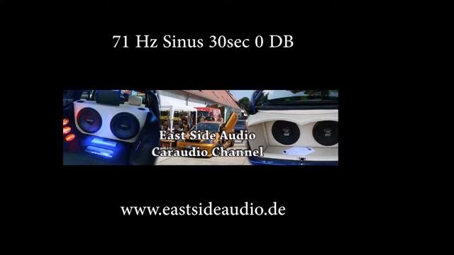 71 Hz Sinus Ton Wave 0DB for DB Drag Soundcontest Bass Test 30sec смотреть онлайн