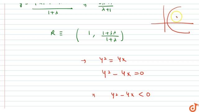 The ends of a line segment are `P(1, 3) and Q(1,1)`, R is a point on the line segment PQ such ... смотреть онлайн