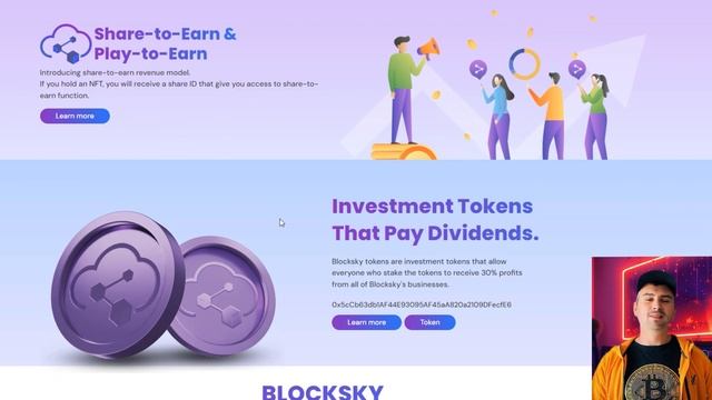 BLOCKSKY Review - new Share-to-Earn &Play-to-Earn Platform смотреть онлайн