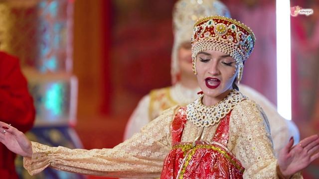 Ансамбль Новгородская мозаика - Русская метелица, Анжелика Шерстюк, х\р ЗРК РФ Сергей Яковлев смотреть онлайн