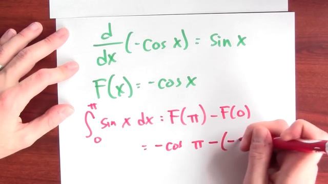 What is the integral of sin x dx from x = 0 to x = pi? - Week 12 - Lecture 3 - Mooculus смотреть онлайн