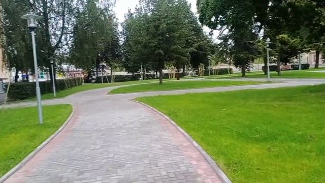 Как провели реконструкцию сквера в г.Пскове смотреть онлайн
