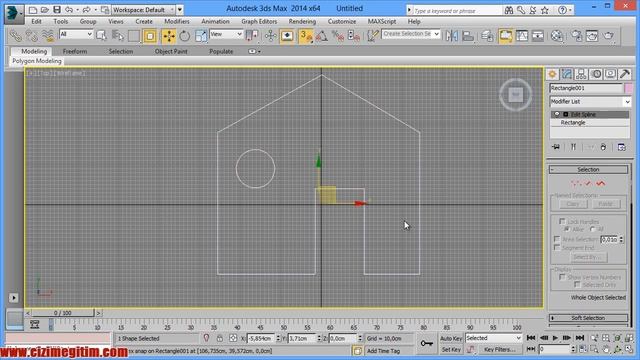 3ds Max edit spline-8.bölüm 5. ders смотреть онлайн