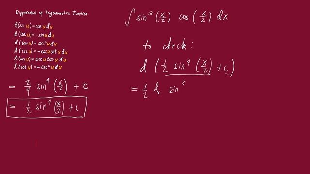 Power Formula on Integrals of Trigonometric Functions смотреть онлайн