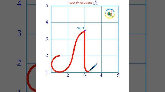 Chữ hoa A (2,5 ô li) смотреть онлайн