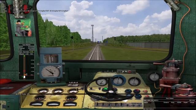 Open Rails Belarusian  Route Grodno Timetable Test