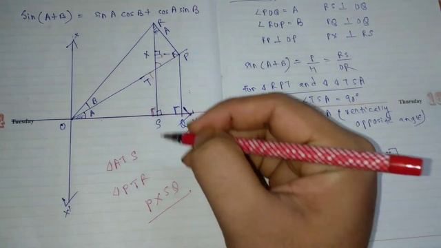 Prove - Sin(A+B) = Sin A Cos B + Cos A Sin B -- Explained In Bengali