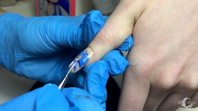 Дизайн маникюра Соник ежик (Nail art Sonic) смотреть онлайн