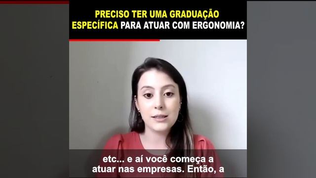 Preciso Ter uma Graduação Específica para Atuar com Ergonomia? смотреть онлайн