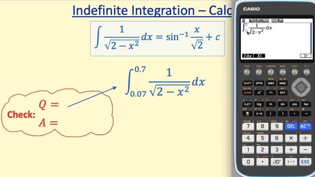 Calculator Check for Indefinite Intergration (without limits) смотреть онлайн