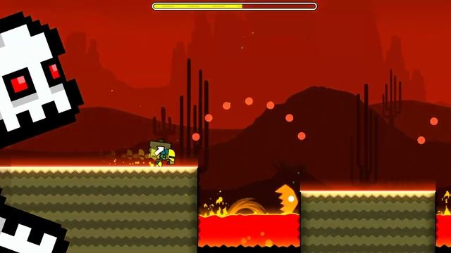 Geometry dash subzero прохождения уровня Press start смотреть онлайн
