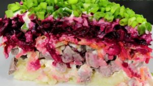 Салат "Зимний мясной"