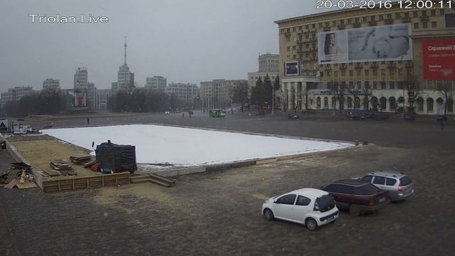 Triolan.Live - Харьков, площадь Свободы (20-03-2016) смотреть онлайн