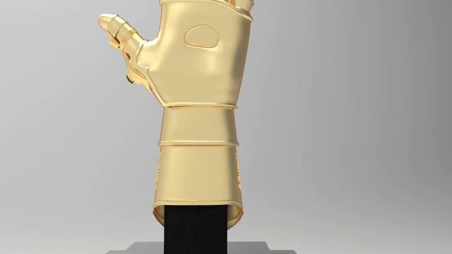 Thanos Gauntlet modeled in maya ,textured and rendered in keyshot. смотреть онлайн