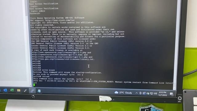 Recovery Password And erase startup config Cisco nexus N9k switches @TechMeta #technology #india смотреть онлайн