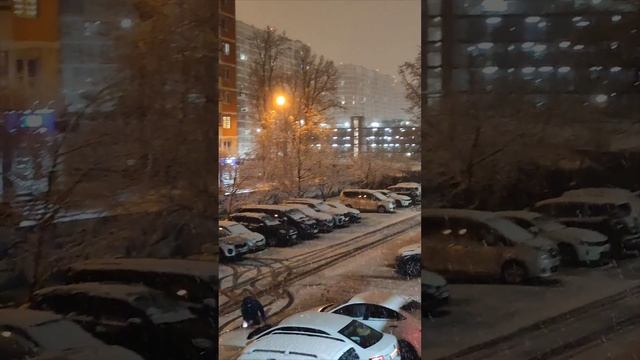 Новогодние игры погоды на Старый Новый год. В Краснодаре пошёл снег. смотреть онлайн