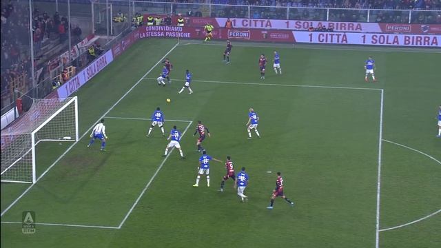 Genoa 0-1 Sampdoria | Gabbiadini’s Late Goal Gives Sampdoria the Win! | Serie A TIM смотреть онлайн