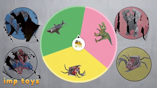 King Of Monster Vs Avengers ; Trex Vs Megalodon, Kong, Venom2, Spiderman, Choo Choo Charles