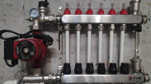 Сборка гребенки (коллектора) теплого пола Тим (TiM)  Как собрать гребенку теплого пола, смотрим.