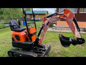 И детям игрушка) И даже дети справляются! мини экскаватор "KATRINA"