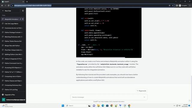 matplotlib animation does not update when in wxpython gui but works standalone смотреть онлайн