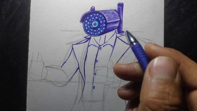 How to draw Black Camerawoman from Skibidi toilet смотреть онлайн