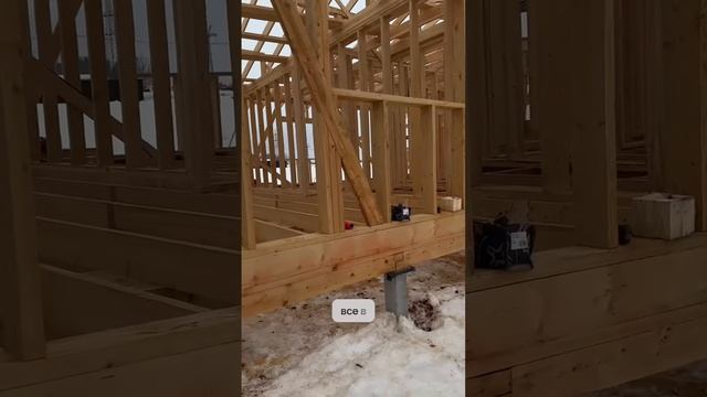 Обзор на строительство каркасного дома