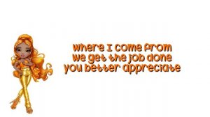 Rainbow High Navaratna official lyric video | Thisedarndollies