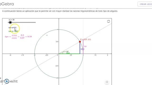 4C310 TRIGON 5 Razones ángulo cualquiera Definición 4 º ESO AC 20 21 смотреть онлайн