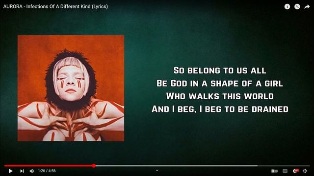 AURORA | God in the Shape of a Girl | Infections of a different kind Symbolism смотреть онлайн
