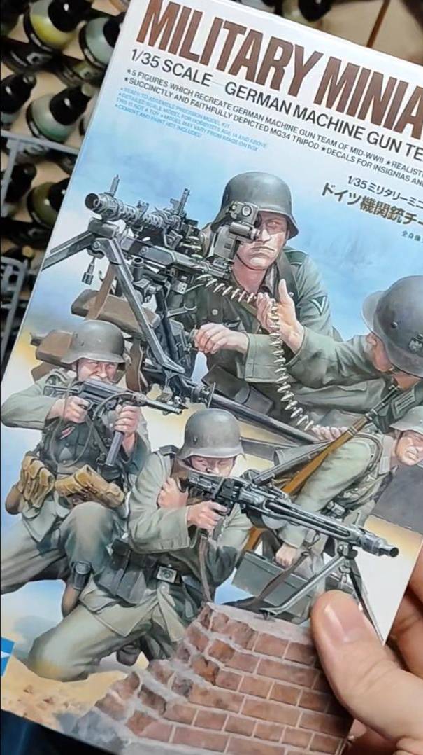 Немецкие пулеметчики от Tamiya, что в коробке? смотреть онлайн