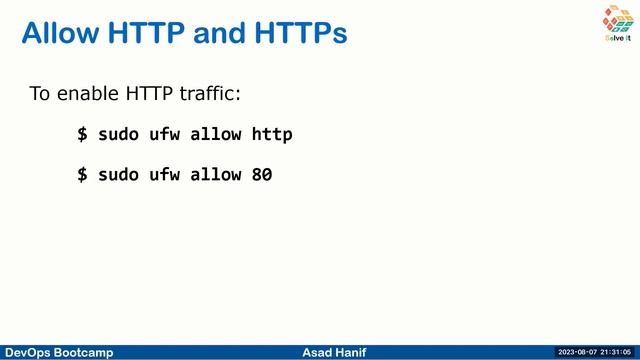 Day 28 | Part A | Understanding Firewalls and UFW in Linux| DevOps Bootcamp | Asad Hanif | Urdu смотреть онлайн