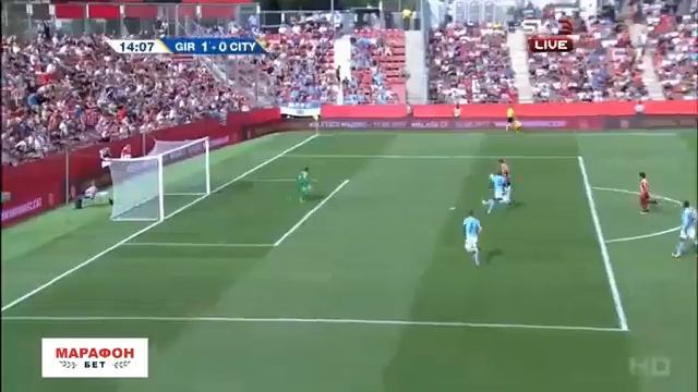 Cristian Portu Amazing Goal - Girona vs Manchester City 1-0 (Friendly Match 2017) смотреть онлайн
