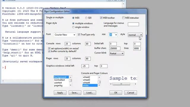 how to change font size in R console смотреть онлайн