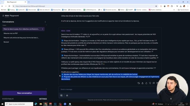 La MEILLEURE Alternative GRATUITE à ChatGPT ?! (Reka AI) смотреть онлайн